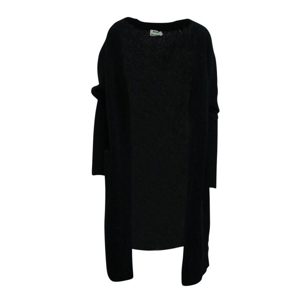 Acne Studios Raya Long Cardigan in Blue Mohair